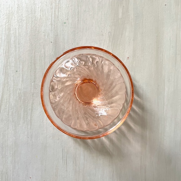 🌟VINTAGE🌟 CRISTAL D'ARQUES-DURAND Swirl Optic Compote Candy / Nut Bowl - Picture 5 of 6